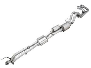 AWE 16-22 Toyota Tacoma 0FG Catback Exhaust w/ BashGuard - Dual Chrome Silver Tips - 3015-32826