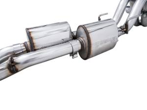 AWE Tuning - AWE 16-22 Toyota Tacoma 0FG Catback Exhaust w/ BashGuard - Dual Chrome Silver Tips - 3015-32826 - Image 7