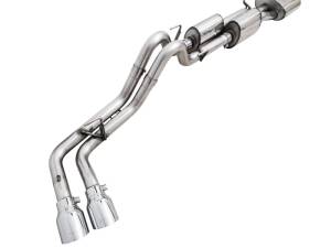 AWE Tuning - AWE 16-22 Toyota Tacoma 0FG Catback Exhaust w/ BashGuard - Dual Chrome Silver Tips - 3015-32826 - Image 8