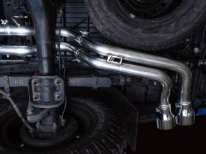 AWE Tuning - AWE 16-22 Toyota Tacoma 0FG Catback Exhaust w/ BashGuard - Dual Chrome Silver Tips - 3015-32826 - Image 17