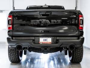 AWE Tuning - AWE Tuning 2021 RAM 1500 TRX 0FG Cat-Back Exhaust - Diamond Black Tips - 3015-33005 - Image 12