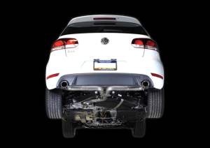 AWE Tuning - AWE Tuning Mk6 GTI Performance Catback - Diamond Black Round Tips - 3015-33038 - Image 2