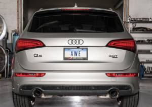 AWE Tuning - AWE Tuning Audi 8R Q5 3.0T Touring Edition Exhaust Dual Outlet Diamond Black Tips - 3015-33054 - Image 4