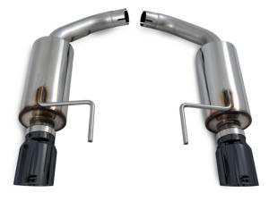 AWE Tuning - AWE Tuning S550 Mustang EcoBoost Axle-back Exhaust - Touring Edition (Diamond Black Tips) - 3015-33086 - Image 2