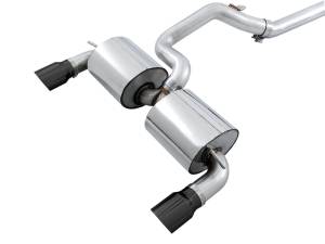 AWE Tuning - AWE Tuning Ford Focus RS Touring Edition Cat-back Exhaust - Non-Resonated - Diamond Black Tips - 3015-33088 - Image 2