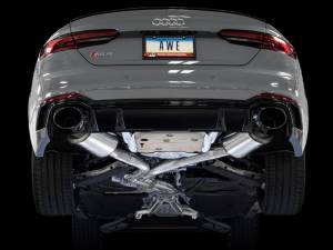 AWE Tuning - AWE Tuning Audi B9 RS5 Touring Edition Exhaust - w/ Diamond Black RS Tips - 3015-33108 - Image 7