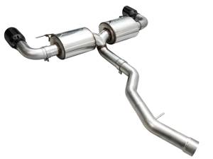 AWE Tuning - AWE 19-23 BMW 330i / 21-23 BMW 430i Base G2X Touring Axle Back Exhaust - Diamond Black - 3015-33429 - Image 2