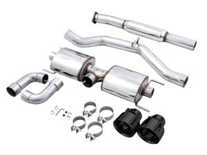 AWE Tuning - AWE Subaru BRZ/ Toyota GR86/ Toyota 86 Touring Edition Cat-Back Exhaust- Diamond Black Tips - 3015-33486 - Image 4