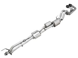 AWE 16-22 Toyota Tacoma 0FG Catback Exhaust w/ BashGuard - Dual Diamond Black Tips - 3015-33826