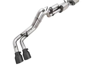 AWE Tuning - AWE 16-22 Toyota Tacoma 0FG Catback Exhaust w/ BashGuard - Dual Diamond Black Tips - 3015-33826 - Image 11