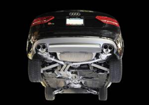 AWE Tuning - AWE Tuning Audi B8.5 S5 3.0T Touring Edition Exhaust System - Polished Silver Tips (90mm) - 3015-42028 - Image 2