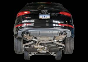 AWE Tuning - AWE Tuning Audi 8R SQ5 Touring Edition Exhaust - Quad Outlet Chrome Silver Tips - 3015-42052 - Image 2