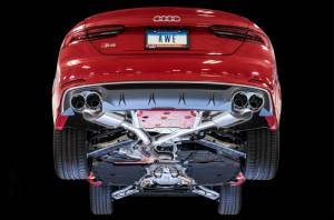 AWE Tuning - AWE Tuning Audi B9 S5 3.0T Touring Edition Exhaust - Chrome Silver Tips (90mm) - 3015-42086 - Image 2