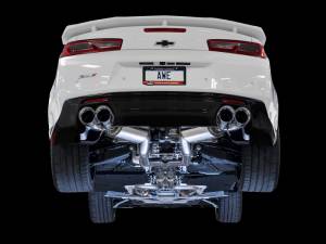 AWE Tuning - AWE Tuning 16-19 Chevy Camaro SS Res Cat-Back Exhaust -Touring Edition (Quad Chrome Silver Tips) - 3015-42092 - Image 5