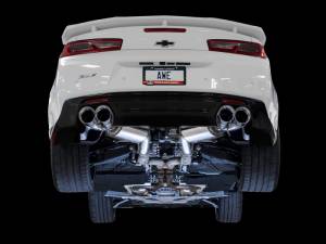 AWE Tuning - AWE Tuning 16-19 Chevrolet Camaro SS Axle-back Exhaust - Touring Edition (Quad Chrome Silver Tips) - 3015-42093 - Image 2