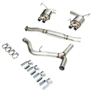 AWE Tuning - AWE Tuning 2015+ Subaru WRX VA Sedan Touring Edition Exhaust - Chrome Silver Tips (102mm) - 3015-42098 - Image 4