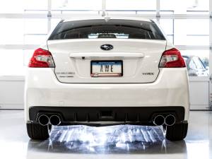 AWE Tuning - AWE Tuning 2015+ Subaru WRX VA Sedan Touring Edition Exhaust - Chrome Silver Tips (102mm) - 3015-42098 - Image 7