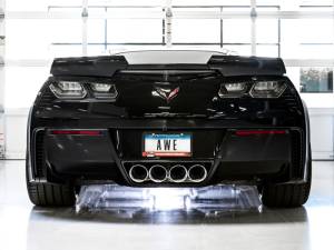 AWE Tuning - AWE Tuning 14-19 Chevy Corvette C7 Z06/ZR1 (w/o AFM) Touring Edition Axle-Back Exhaust w/Chrome Tips - 3015-42133 - Image 5