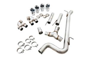 AWE Tuning - AWE Tuning Mk7 Golf R Track Edition Exhaust w/Chrome Silver Tips 102mm - 3015-42134 - Image 2