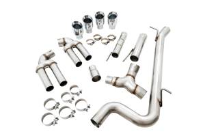 AWE Tuning - AWE Tuning Audi 8V S3 Track Edition Exhaust w/Chrome Silver Tips 102mm - 3015-42142 - Image 3