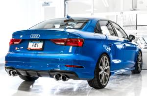 AWE Tuning - AWE Tuning Audi 8V S3 Track Edition Exhaust w/Chrome Silver Tips 102mm - 3015-42142 - Image 4