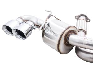 AWE Tuning - AWE Tuning 2020 Chevrolet Corvette (C8) Touring Edition Exhaust - Quad Chrome Silver Tips - 3015-42151 - Image 2