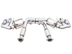 AWE Tuning - AWE Tuning 2020 Chevrolet Corvette (C8) Touring Edition Exhaust - Quad Chrome Silver Tips - 3015-42151 - Image 3