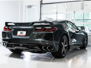 AWE Tuning - AWE Tuning 2020 Chevrolet Corvette (C8) Touring Edition Exhaust - Quad Chrome Silver Tips - 3015-42151 - Image 5