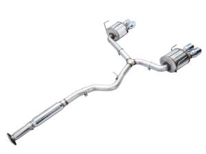 AWE Tuning - AWE Tuning 2022+ VB Subaru WRX Touring Edition Exhaust - Chrome Silver Tips - 3015-42979 - Image 2