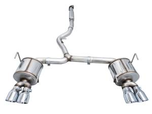 AWE Tuning - AWE Tuning 2022+ VB Subaru WRX Touring Edition Exhaust - Chrome Silver Tips - 3015-42979 - Image 3