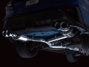 AWE Tuning - AWE Tuning 2022+ VB Subaru WRX Touring Edition Exhaust - Chrome Silver Tips - 3015-42979 - Image 8