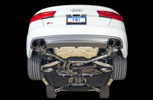 AWE Tuning - AWE Tuning Audi C7 / C7.5 S6 4.0T Touring Edition Exhaust - Diamond Black Tips - 3015-43010 - Image 4