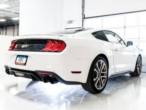 AWE Tuning - AWE Tuning 2018+ Ford Mustang GT (S550) Cat-back Exhaust - Touring Edition (Quad Diamond Black Tips) - 3015-43106 - Image 6