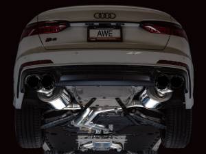 AWE Tuning - AWE Tuning 19-23 Audi C8 S6/S7 2.9T V6 AWD Touring Edition Exhaust - Diamond Black Tips - 3015-43107 - Image 10