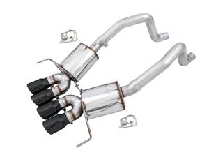 AWE Tuning 14-19 Chevy Corvette C7 Z06/ZR1 Touring Edition Axle-Back Exhaust w/Black Tips - 3015-43143