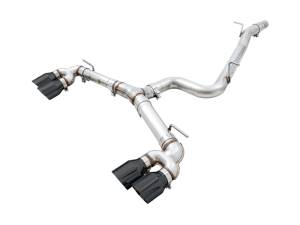 AWE Tuning MK7.5 Golf R Track Edition Exhaust w/Diamond Black Tips 102mm - 3015-43148