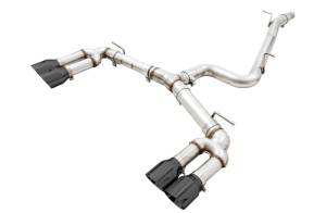 AWE Tuning Audi 8V S3 Track Edition Exhaust w/Diamond Black Tips 102mm - 3015-43150