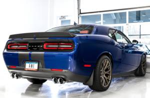 AWE Tuning - AWE Tuning 2017+ Dodge Challenger 5.7L Track Edition Exhaust - Diamond Black Quad Tips - 3015-43152 - Image 3