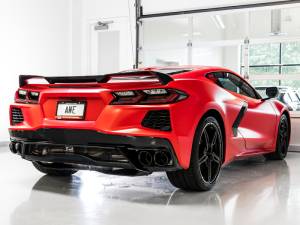 AWE Tuning - AWE Tuning 2020 Chevrolet Corvette (C8) Touring Edition Exhaust - Quad Diamond Black Tips - 3015-43159 - Image 2