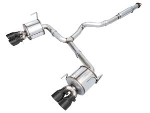 AWE Tuning 2022+ VB Subaru WRX Touring Edition Exhaust - Diamond Black Tips - 3015-43979