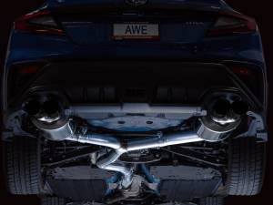 AWE Tuning - AWE Tuning 2022+ VB Subaru WRX Touring Edition Exhaust - Diamond Black Tips - 3015-43979 - Image 12