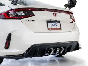 AWE Tuning - AWE Tuning 2023 Honda Civic Type R FL5 Touring Edition Exhaust w/ Triple Chrome Silver Tips - 3015-52287 - Image 29