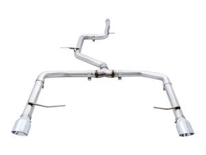 AWE Tuning - AWE Tuning 18-21 Volkswagen Jetta GLI Mk7 Track Edition Exhaust - Chrome Silver Tips (Fits OEM DP) - 3020-22034 - Image 4