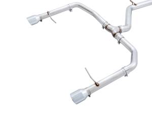 AWE Tuning - AWE Tuning 18-21 Volkswagen Jetta GLI Mk7 Track Edition Exhaust - Chrome Silver Tips (Fits OEM DP) - 3020-22034 - Image 5