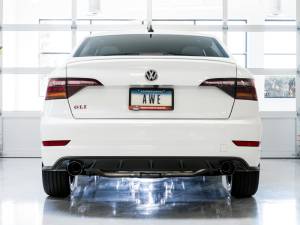 AWE Tuning - AWE Tuning 18-21 Volkswagen Jetta GLI Mk7 Track Edition Exhaust - Diamond Black Tips (Fits OEM DP) - 3020-23036 - Image 3