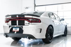 AWE Tuning - AWE Tuning 2015+ Dodge Charger 6.4L/6.2L SC Non-Resonated Touring Edition Exhaust - Silver Tips - 3020-32056 - Image 7