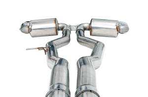 AWE Tuning - AWE 2020 Toyota Supra A90 Non-Resonated Touring Edition Exhaust - 5in Chrome Silver Tips - 3020-32058 - Image 2