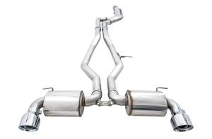 AWE Tuning - AWE 2020 Toyota Supra A90 Non-Resonated Touring Edition Exhaust - 5in Chrome Silver Tips - 3020-32058 - Image 3