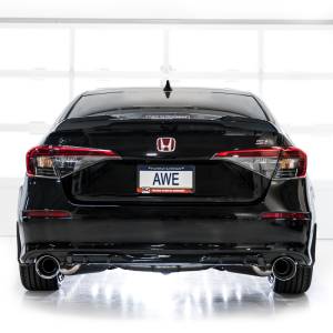 AWE Tuning - AWE Tuning 22+ Honda Civic Si/Acura Integra Track Edition Catback Exhaust - Dual Chrome Silver Tips - 3020-32331 - Image 9