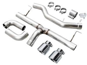 AWE Tuning - AWE 19-23 BMW 330i / 21-23 BMW 430i Base G2X Track Edition Axle Back Exhaust - Chrome Silver - 3020-32429 - Image 5